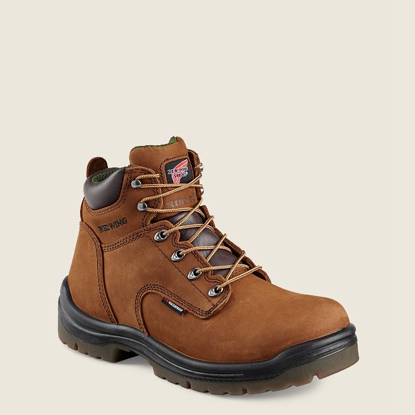 Bottes de Sécurité Red Wing - King Toe® - 6-Inch Waterproof Toe - Marron - Homme 093MLAZYS